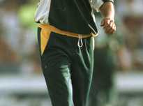 Akram was instrumental in Pakistan's World Cup win in 1992.