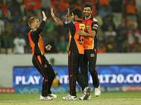Bhuvneshwar stifled Gujarat Lions early on by conceding just one run and getting rid of Dwayne Smith in his first two overs.