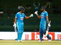 Rohit Sharma and Shubman Gill put on an unbeaten 147-run stand for the opening wicket. 