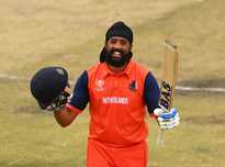 Vikramjit Singh hit 110 off 109 balls.