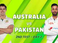 Match Stream: Australia v Pakistan, 2nd Test, Day 2