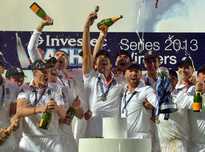 England celebrated long into the night at The Oval after their Ashes success