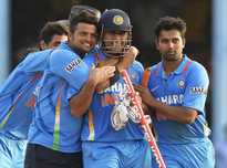 In the face of adversity, Dhoni's positive attitude and determination has helped India.