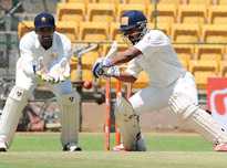 Jadhav scored 78 to help Rest of India take the first innings lead against Karnataka.