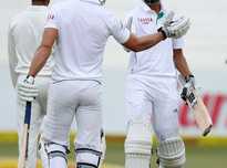 Robin Peterson was involved in a century partnership for the 8th wicket with Faf du Plessis.