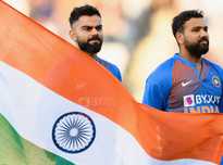 Rohit Sharma has replaced Virat Kohli as India's white-ball captain