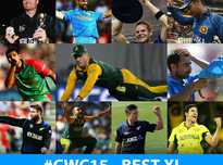 The best players of ICC Cricket World Cup 2015.