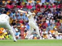 Travis Head scored a rapid 85-ball 100 in the opening Ashes Test at Brisbane.