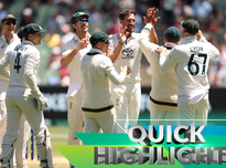 Quick Highlights: Australia v Pakistan, 2nd Test, Day 4